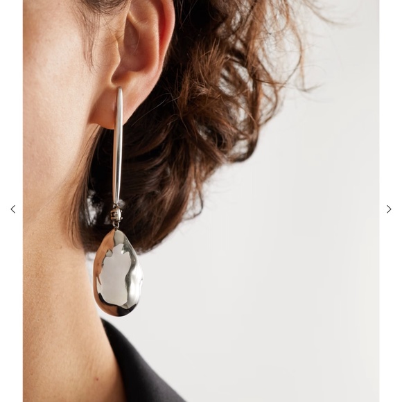 ALEXANDER MCQUEEN Silver-tone earrings - Picture 2 of 5